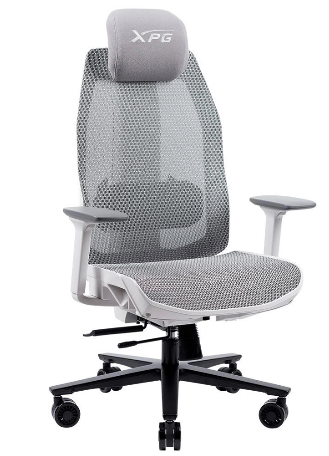 Sillas Gamer | XPG NIMBUS PLUS-BKCWW — Silla Gamer NIMBUS PLUS, hasta 120kg, Gris