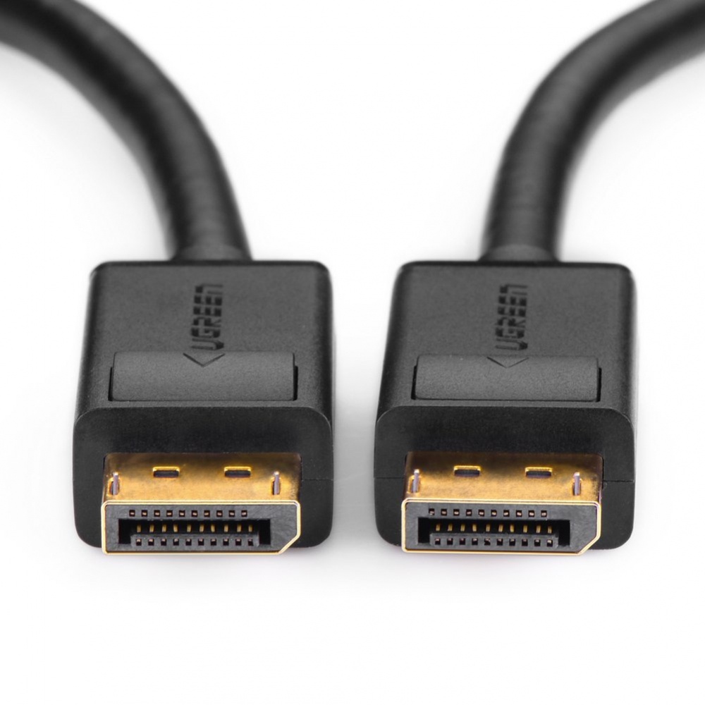 Cables de Audio / Video DisplayPort | UGREEN 10212 — Cable DisplayPort 1.2 Macho - DisplayPort 1.2 Macho, 4K, 144Hz, 3 Metros, Negro