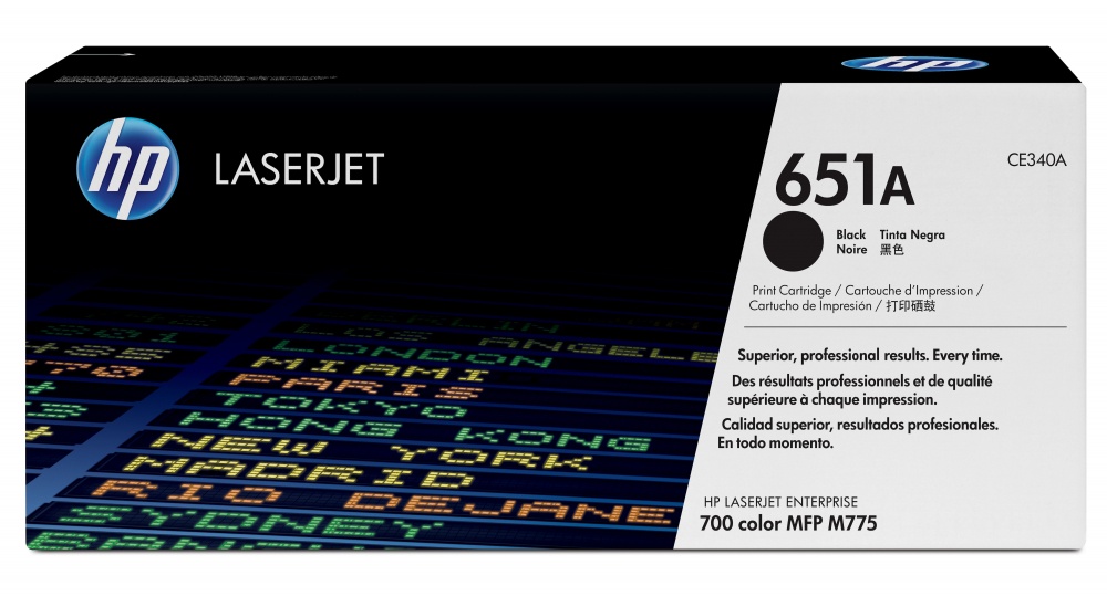 Tóner | HP CE340A — Tóner 651A Negro, 13.500 Páginas