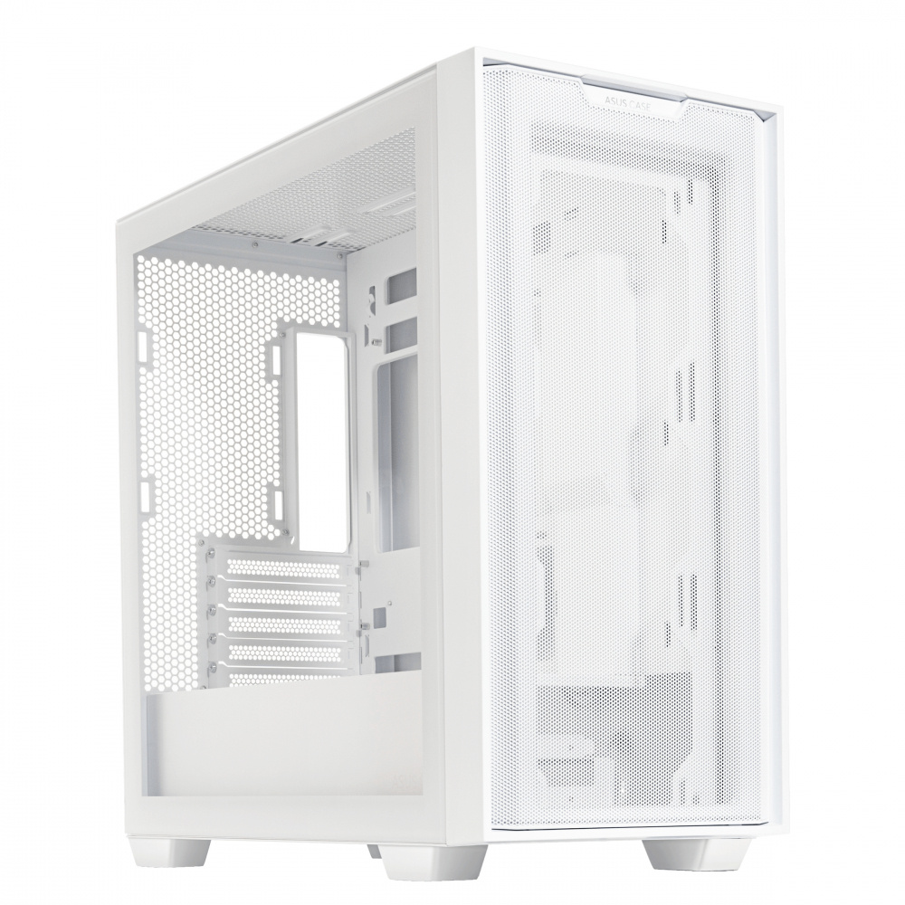 Gabinetes | ASUS A21 ASUS CASE/WHT — Gabinete A21 Case, Mini-Tower, Micro-ATX/Mini-ITX, USB 3.0, sin Fuente, sin Ventiladores Instalados, Blanco