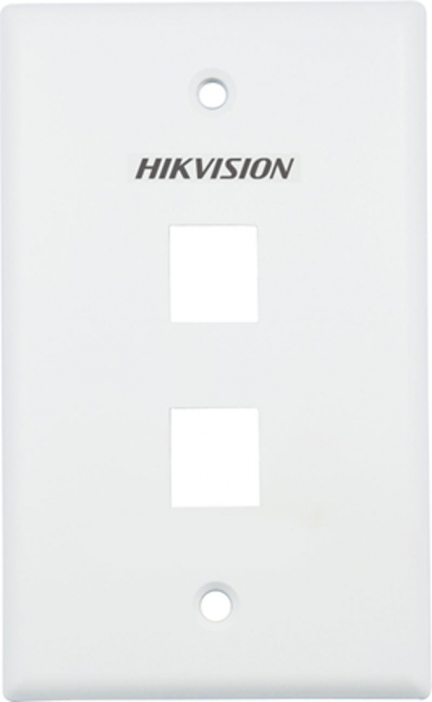 Tapas y Cajas | HIKVISION DS-1FPA2-A — Placa para Pared , 2 Puertos, 20 Piezas, Blanco
