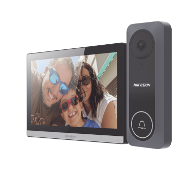 Videoporteros | HIKVISION DS-KIS312-P — Videoportero/Interfon , 7", Altavoz, Inalámbrico, Negro