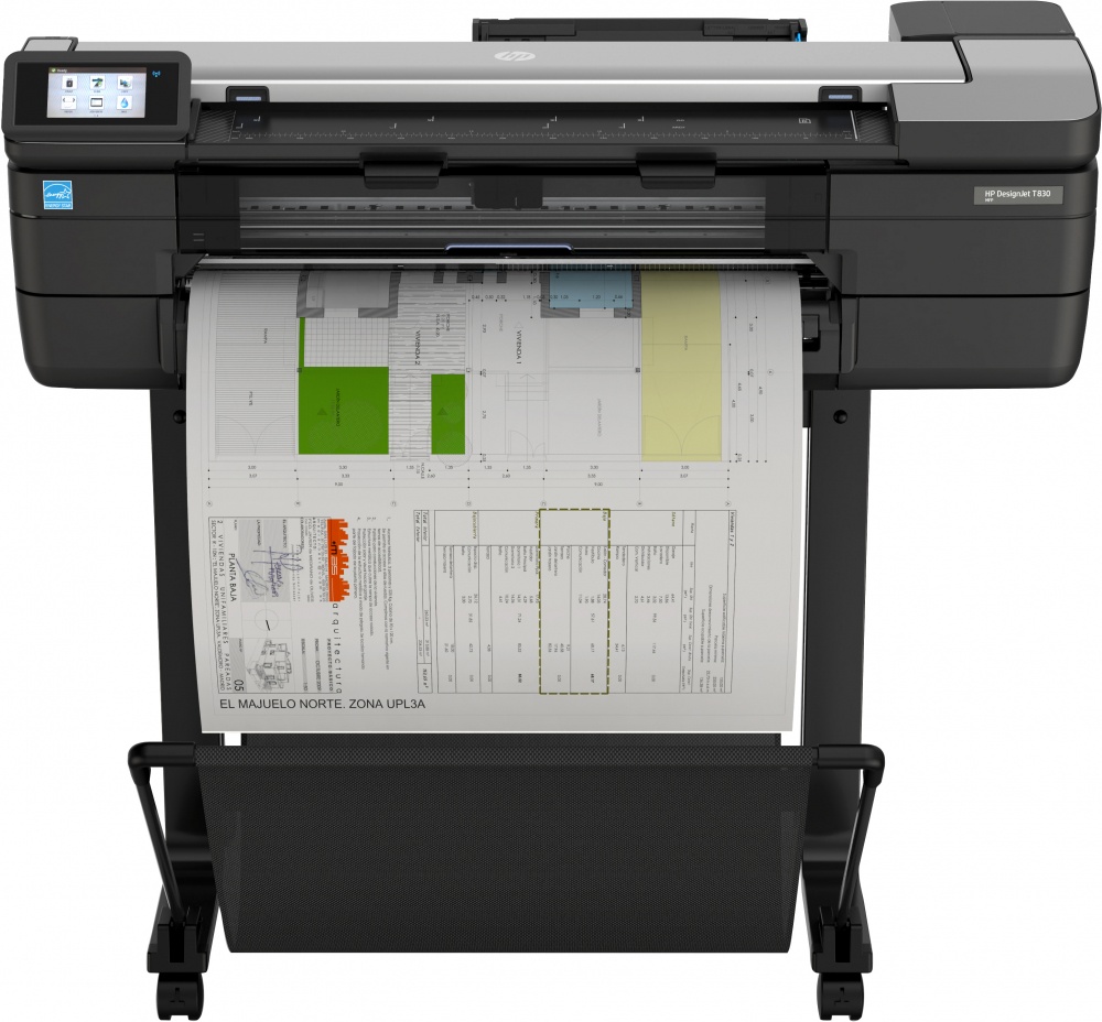 Plotter | HP F9A28D — Plotter T830 24", Color, Inyección de Tinta, Print
