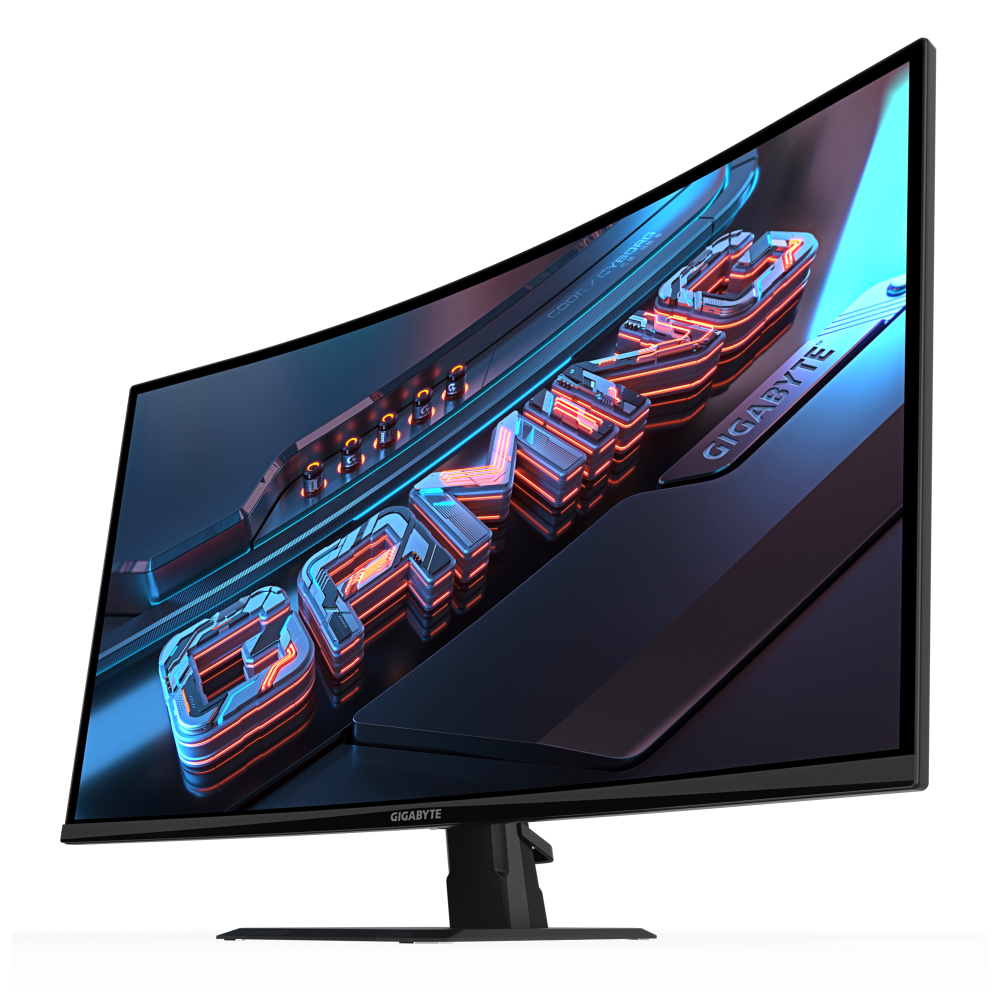 Monitores | GIGABYTE GS32QCA — Monitor Gamer Curvo LED VA 31.5", 2560x1440, FreeSync, 180Hz, HDMI/DisplayPort, Negro