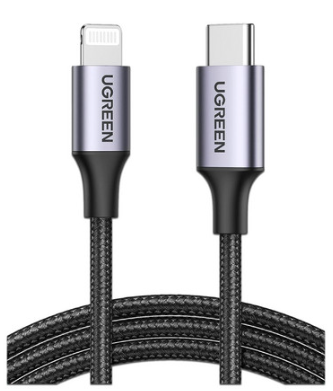 Cables PC USB | UGREEN 60761 — Cable Lightning Macho - USB-C Macho, 2 Metros