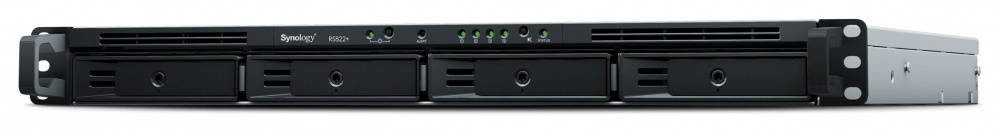 Servidores NAS | SYNOLOGY RS822RP+ — RackStation NAS de 4 Bahías, AMD Ryzen V1500B 2.20GHz, SATA, Negro ― no Incluye Discos Duros