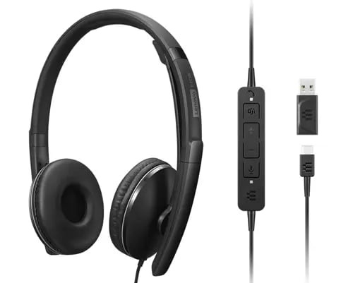 Auriculares y Monoaurales | LENOVO 4XD1M45627 — Audífonos Wired ANC Gen 2 (Teams), Alámbrico, USB
