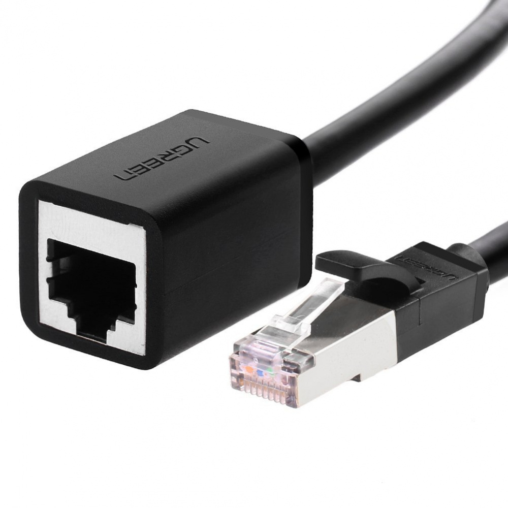 Cables Patch | UGREEN 11281 — Cable Patch Cat6 UTP RJ-45 Macho - RJ-45 Hembra, 2 Metros, Negro
