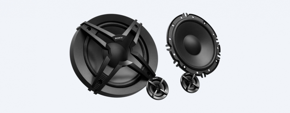 Bocinas | SONY XS-FB1621C — Bocina para Auto , 40W RMS, 2 Vías, 88dB, 6.5", 2 Piezas