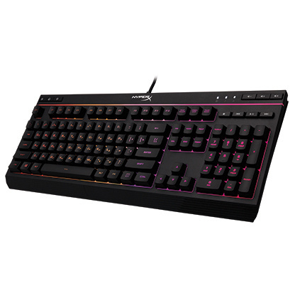 Teclados | HYPERX 4P4F5AI — Teclado Gamer Alloy Core RGB, Alámbrico, Negro (Español)