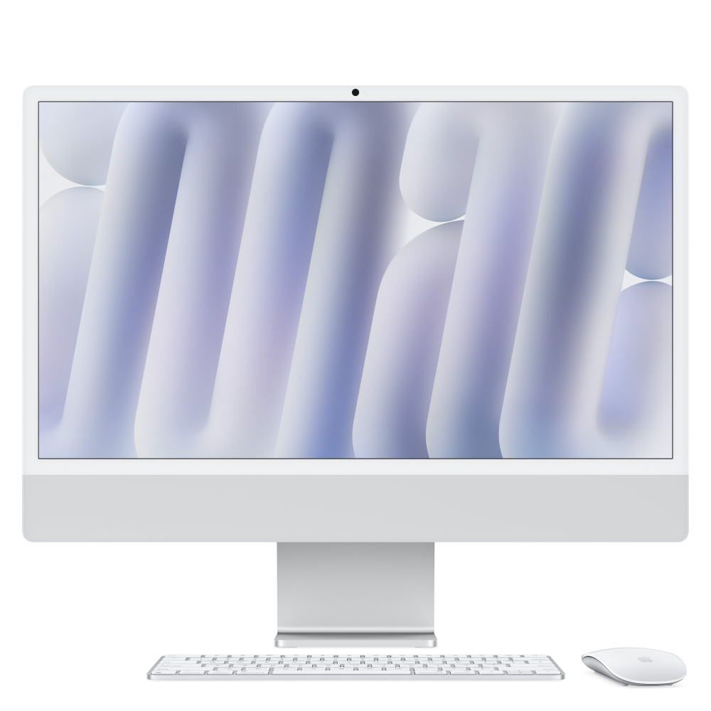 iMac | APPLE IM_M4_16GB_512GB_8N_8G_98FE_24_PL — iMac Retina 24", M4 (CPU 8 Núcleos y GPU 8 Núcleos), 16GB, 512GB, Plata