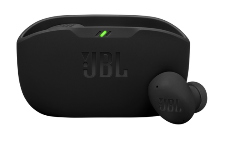 Audífonos Intrauriculares | JBL JBLVBUDS2BLKAM — Audífonos Intrauriculares con Micrófono Vibe Buds 2, Inalámbrico, Bluetooth, Cancelación de Ruido, USB-C, Negro