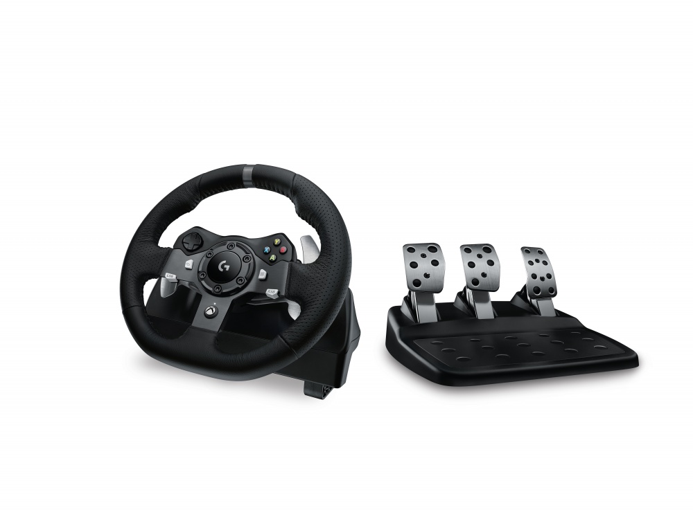 Volantes para Simulador | LOGITECH 941-000123 — Volante + Pedales Volante G920 Racing Wheel, PC/Xbox One