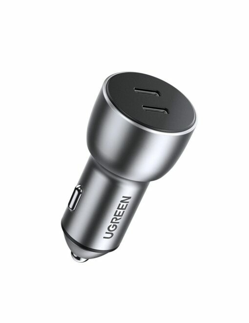 Cargadores de Dispositivos Móviles | UGREEN 70594 — Cargador de Auto , 40W, 12V, 2 x USB-C