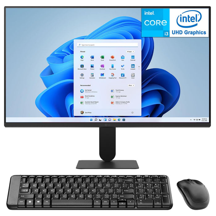 Mini PC's | ASUS CNUC13P-Ci316256MTM — Mini PC NUC 13 PRO, Intel Core i3-1315U, 16GB, 256GB SSD, Windows 11 Prueba,+ Teclado/Mouse/Monitor de 23.8"