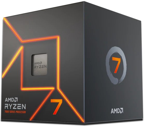 Procesadores para PC | AMD 100-100000592BOX — Procesador Ryzen 7 7700 con Radeon Graphics, Socket AM5, 5GHz, 8 Núcleos, 32MB Caché - Incluye Disipador
