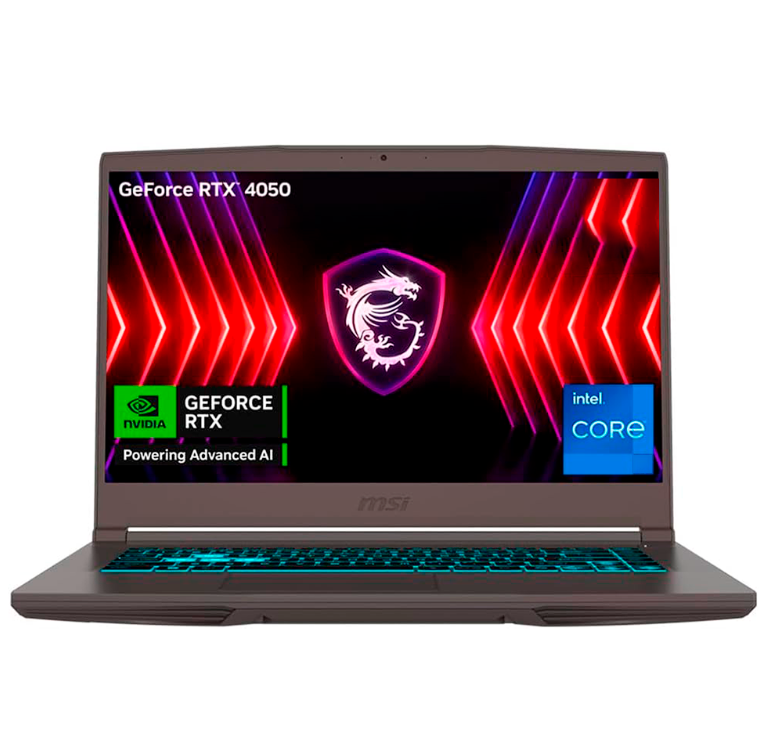 Laptops | MSI TH15I-4050Ci5161.5T-ROW — Laptop Gamer Thin 15, 15.6" 1920x1080 Full HD, Intel Core i5-13420H, NVIDIA GeForce RTX 4050, 16GB, 1TB SSD, Windows 11 Home, Inglés