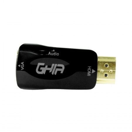 Adaptadores Video HDMI | GHIA ADAP-1 — Adaptador HDMI Macho - VGA Hembra, Negro