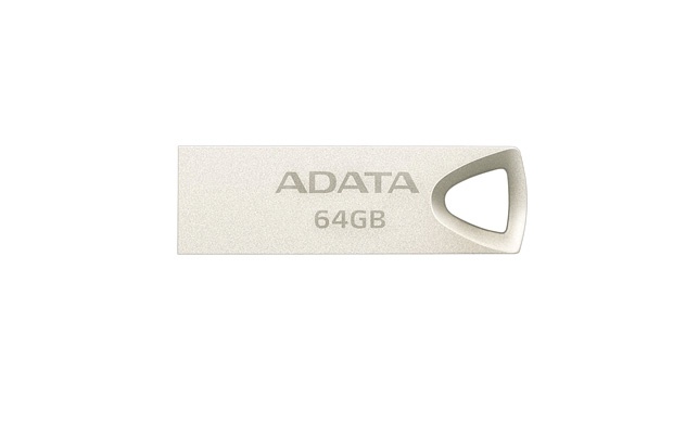 Memorias USB | ADATA AUV210-64G-RGD — Memoria USB UV210, 64GB, USB 2.0, Dorado Metálico