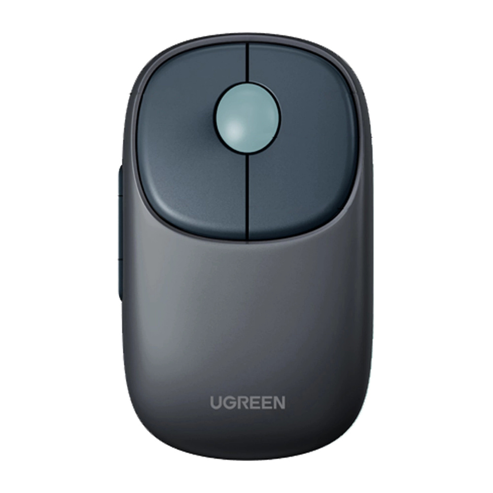 Mouse | UGREEN 90538 — Mouse Óptico FUN＋, Inalámbrico, Bluetooth + RF, 4000 DPI, Azul