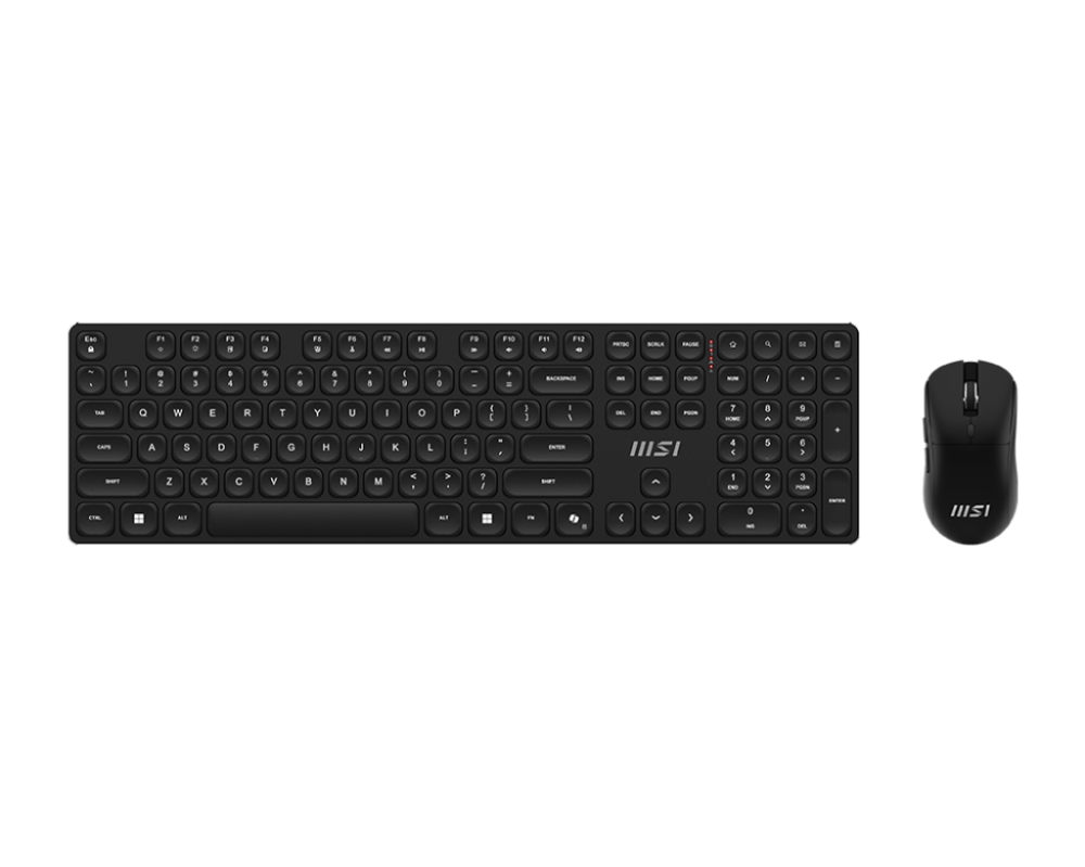 Kits de Teclado y Mouse | MSI FORGE K210 W COMBO US — Kit de Teclado y Mouse FORGE K210, Inalámbrico, USB, Negro, Inglés