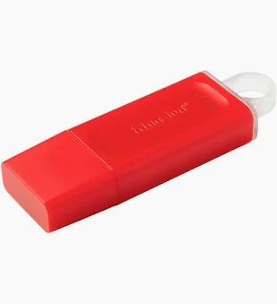 Memorias USB | KINGSTON DTXRJ-64GB — Memoria USB DTXRJ, 64GB, USB-A 3.2, Lectura 100MB/s, Rojo
