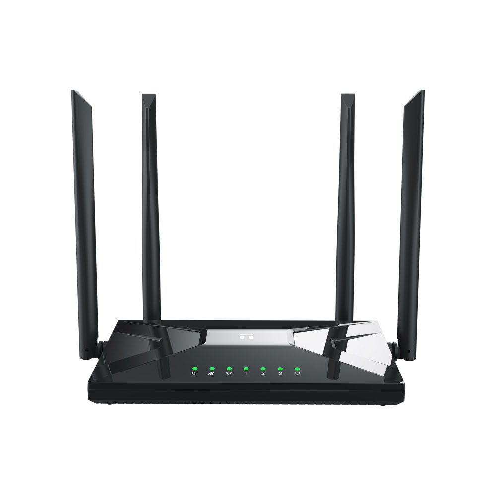 Router | NETIS NC65 — Router Ethernet de Banda Dual con Mesh, Alámbrico/Inalámbrico, 867 Mbit/s, 2.4GHz/5GHz, 4x RJ-45, 4 Antenas Externas de 5dBi