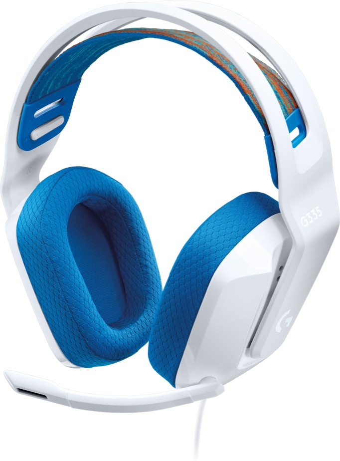 Audífonos | LOGITECH 981-001017 — Audífonos Gamer G335 para PS4/Xbox One/Nintendo Switch/Smartphone, Alámbrico, 3.5mm, Blanco