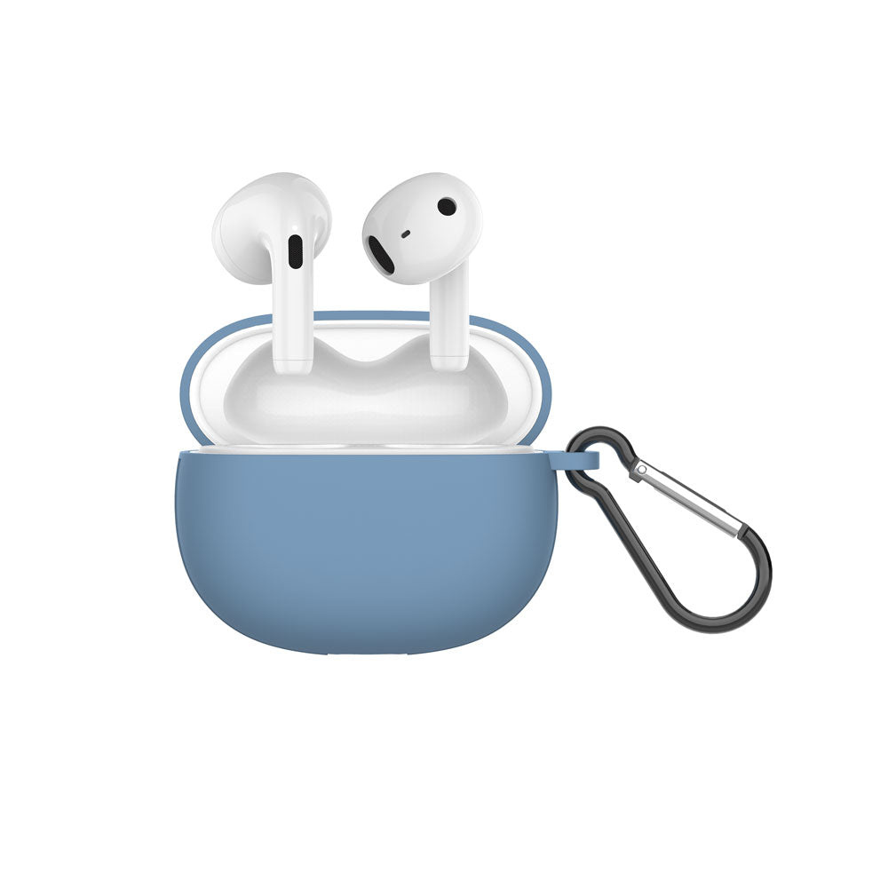Audífonos Intrauriculares | ARGOMTECH ARG-HS-5055BL — Audífonos Intrauriculares con Micrófono Skeipods E55, Bluetooth, Inalámbrico, Blanco/Azul