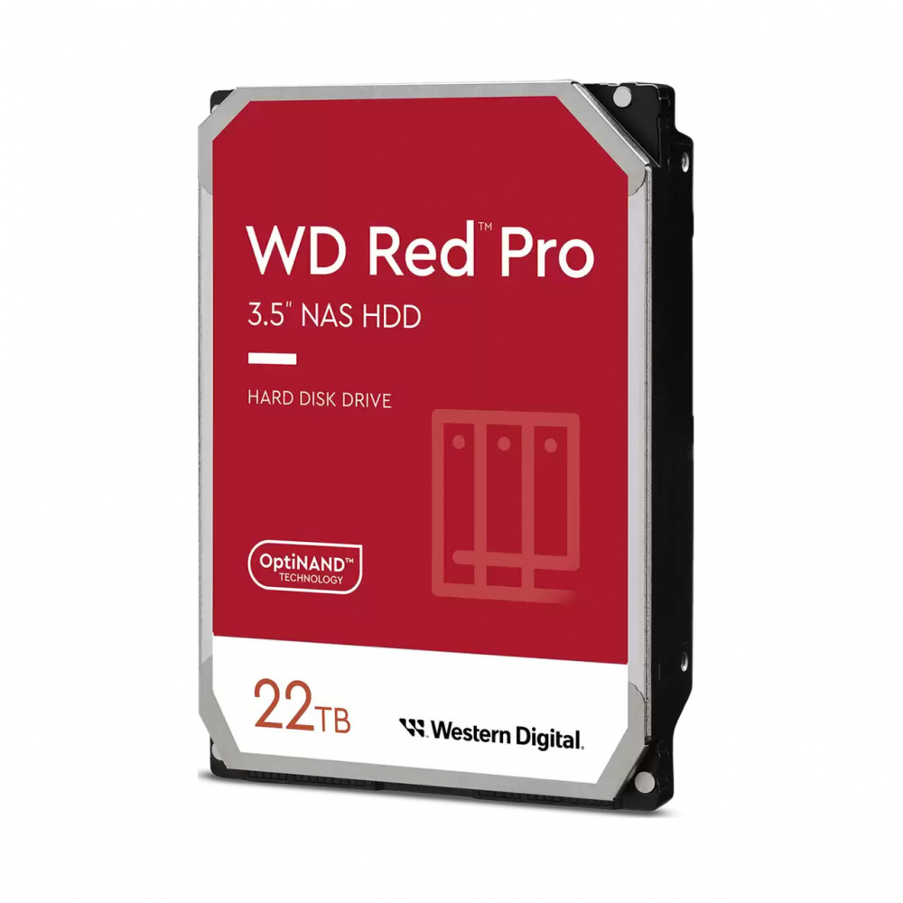 Discos Duros para NAS | WESTERN DIGITAL WD221KFGX — Disco Duro para NAS WD Red Pro 3.5", 22TB, SATA III, 6 Gbit/s, 7200RPM 512MB Caché