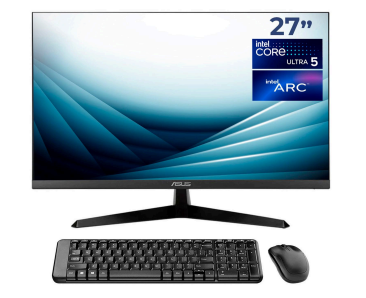 PC's de Escritorio | ASUS CNUC14P-U5161TBMTM — Computadora , Intel Core Ultra 5 125H, 16GB, 1TB SSD, Wi-Fi, Windows 11 Prueba + Teclado/Mouse/Monitor de 27"