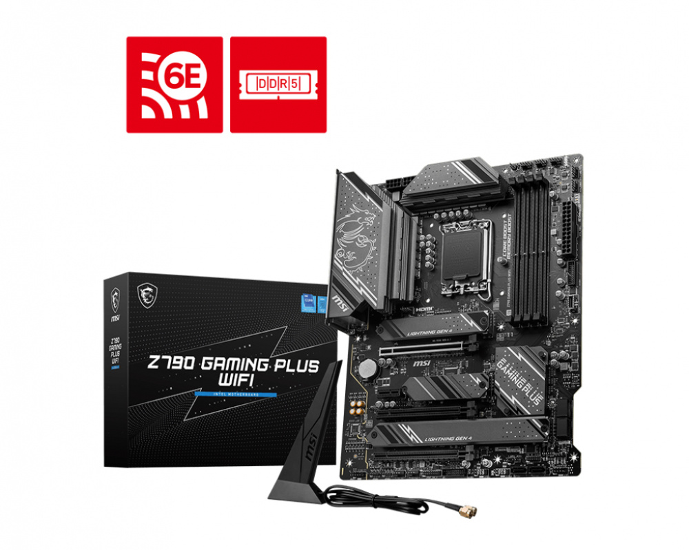 Tarjetas Madre | MSI Z790 GAMING PLUS WIFI — Tarjeta Madre , ATX, LGA 1700, Intel Z790, 192GB DDR5, HDMI/DP para Intel