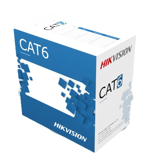 Bobinas de Cable Ethernet | HIKVISION DS-1LN6-UE-W — Bobina de Cable Ethernet Cat6, UTP, 305 Metros