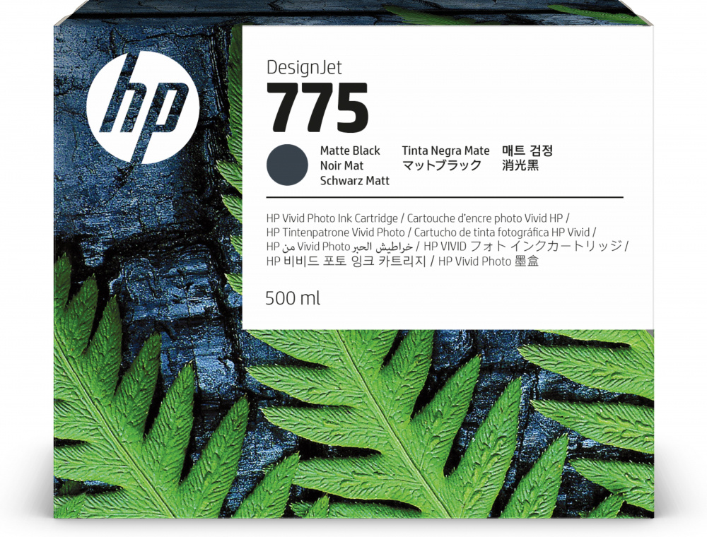Cartuchos | HP 1XB22A — Cartucho 775 Negro Mate Original, 500ml