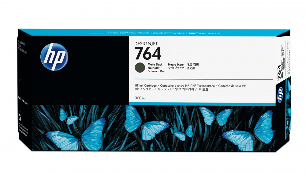 Cartuchos | HP C1Q16A — Cartucho 764 Negro Mate Original 300ml