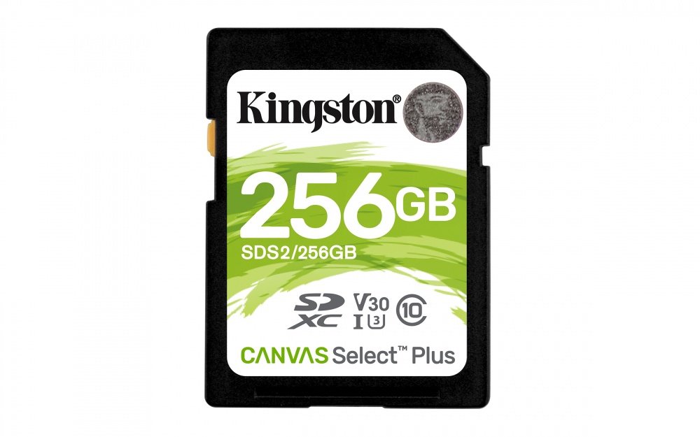 Memorias Flash | KINGSTON SDS2/256GB — Memoria Flash Canvas Select Plus, 256GB SDXC UHS-I Clase 10