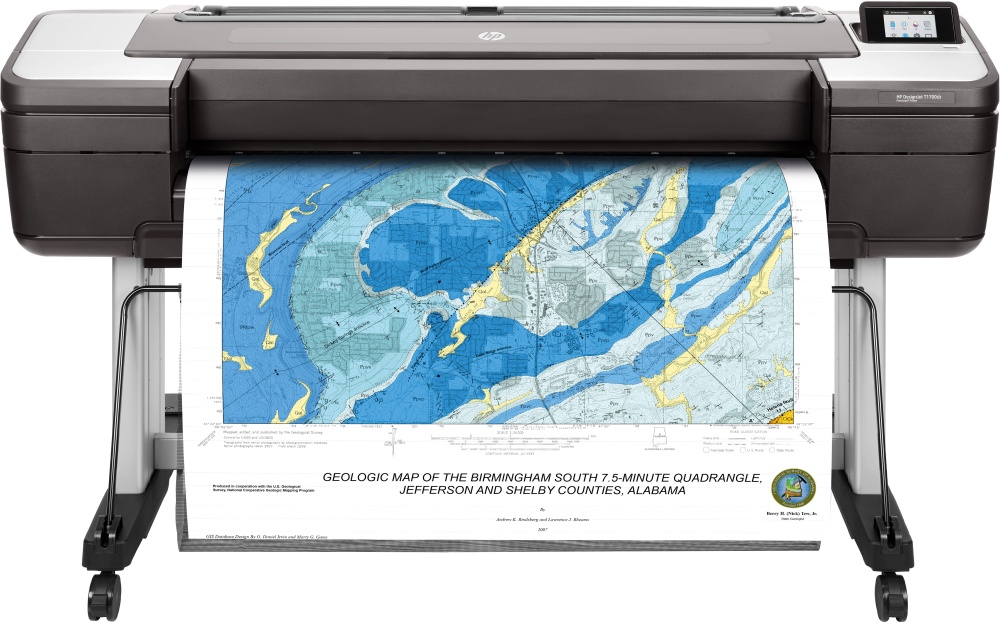 Plotter | HP 1VD88A — Plotter DesignJet T1700dr 44", Color, Inyección de Tinta, Print
