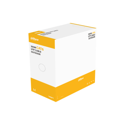 Bobinas de Cable Ethernet | DAHUA DH-PFM920-6U — Bobina de Cable Ethernet Cat6, UTP, 305 Metros