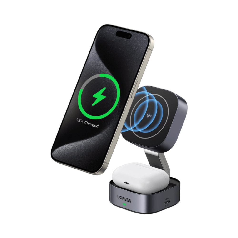 Cargadores de Dispositivos Móviles | UGREEN 35316 — Cargador Inalámbrico , 15W, 1 x USB-C