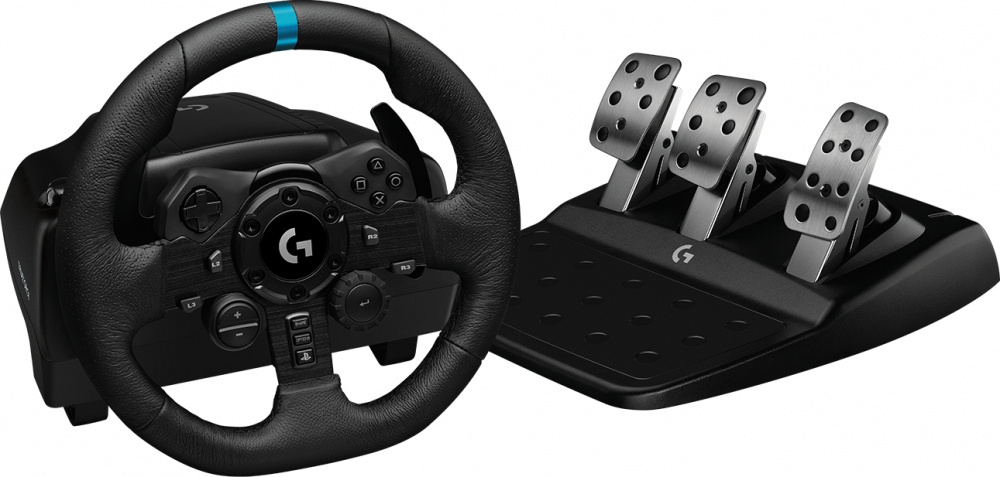 Volantes para Simulador | LOGITECH 941-000147 — Volante + Pedales G923 TrueForce, PC/PlayStation 4/PlayStation 5