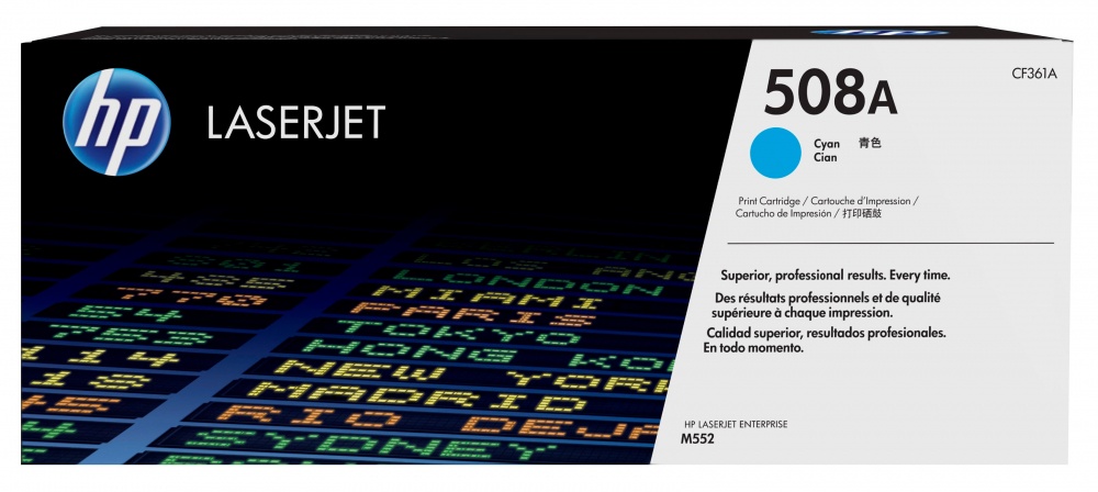Tóner | HP CF361A — Tóner 508A Cian, 5.000 Páginas
