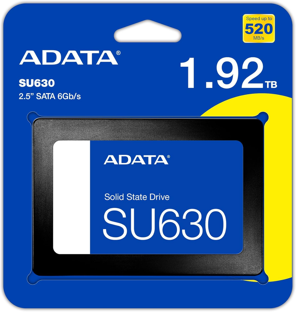 SSD | ADATA ASU630SS-1T92Q-R — SSD Ultimate SU630, 1.9TB, 2.5", SATA III, 450MB/s Escritura, 520MB/s Lectura