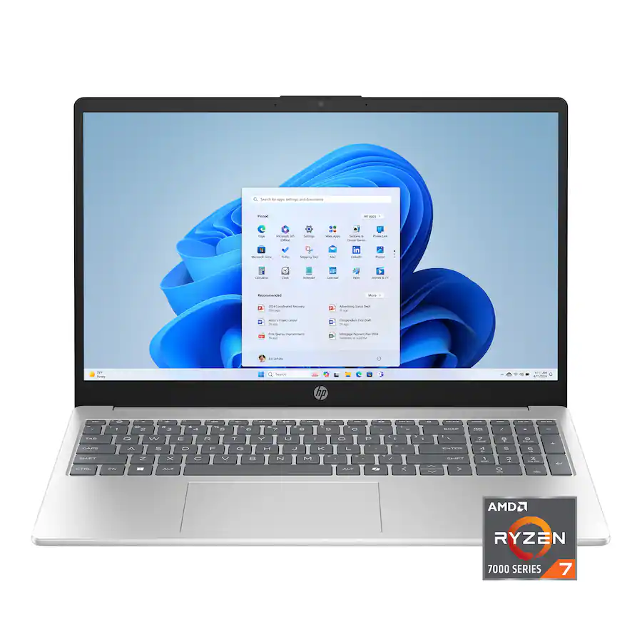 Laptops | HP D96E6UA-ROW — Laptop 15-fc0027ca, 15.6" 1920x1080 Full HD Táctil, AMD Ryzen 7 7730U, 16GB, 512GB SSD, Windows 11 Home, Inglés