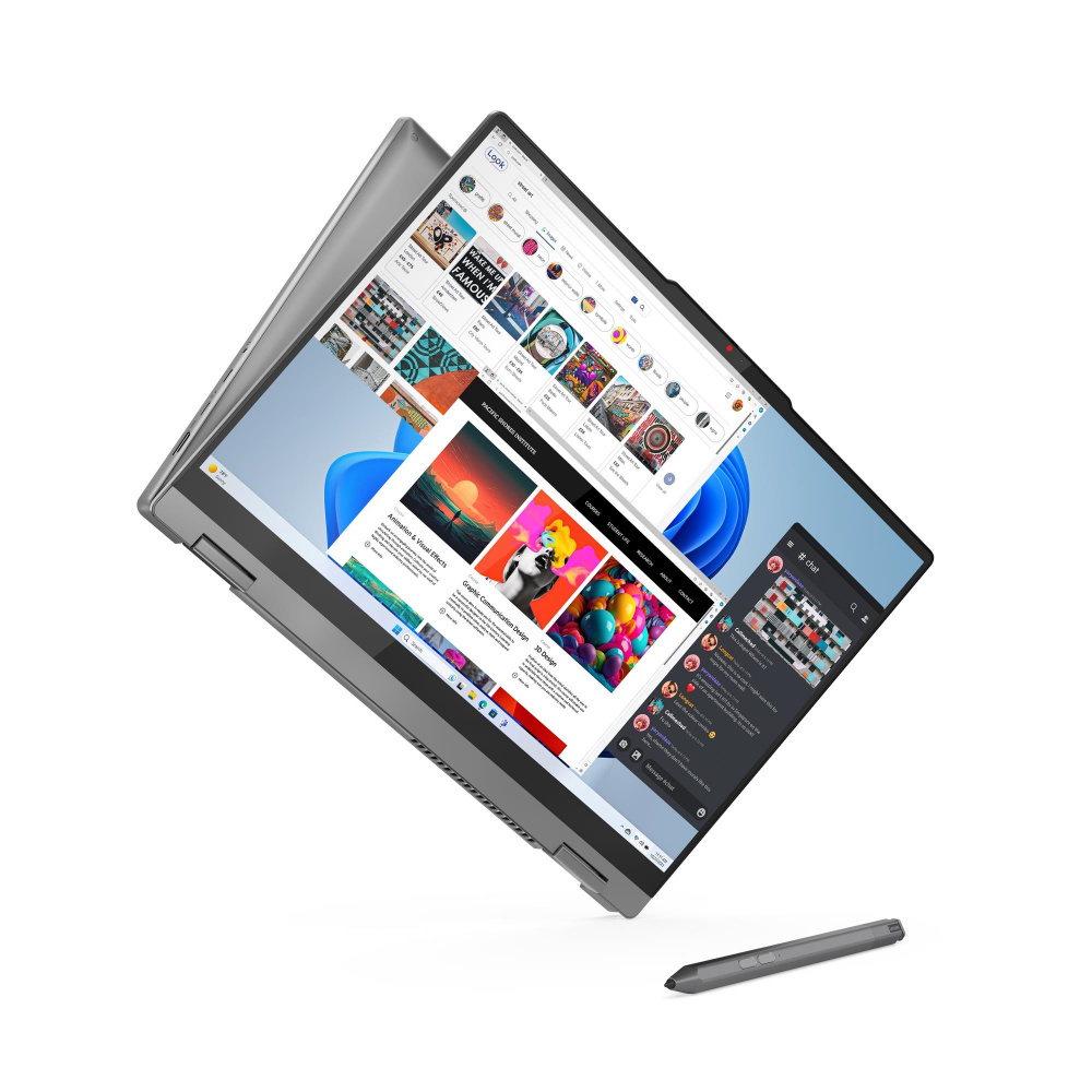 Laptops | LENOVO 83DU004VUS-ROW — Laptop IdeaPad 5 2-in-1 16IRU9, 16" 1920x1200 WUXGA Táctil, Intel Core 5 120U, 16GB, 512GB SSD, Windows 11 Home, Inglés
