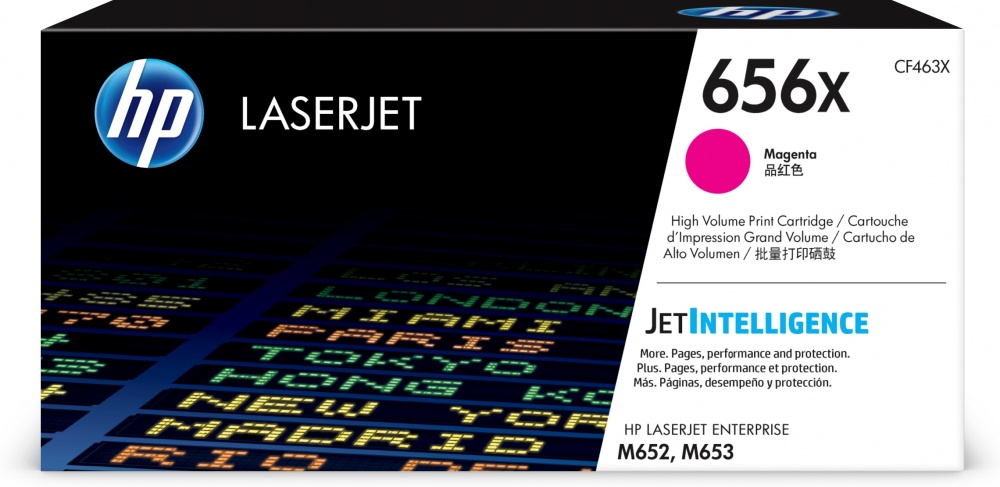 Tóner | HP CF463X — Tóner 656X Alto Rendimiento Magenta, 22.000 Páginas