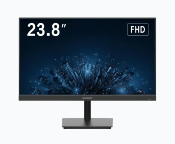 Monitores CCTV | HIKVISION DS-D5224F2-1V1S/B — Monitor LED 23.8" para Videovigilancia, HDMI/VGA, 1920x1080 Full HD