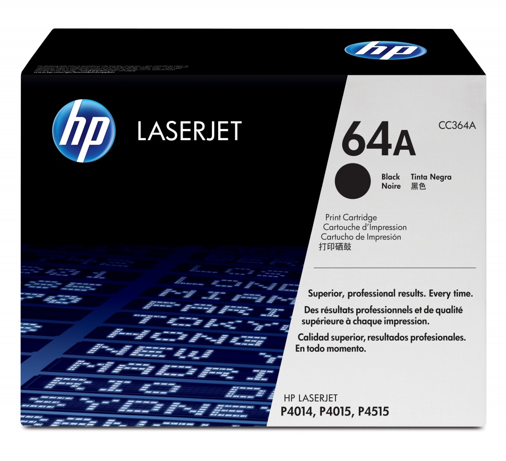 Tóner | HP CC364A — Tóner 64A Negro, 10.000 Páginas