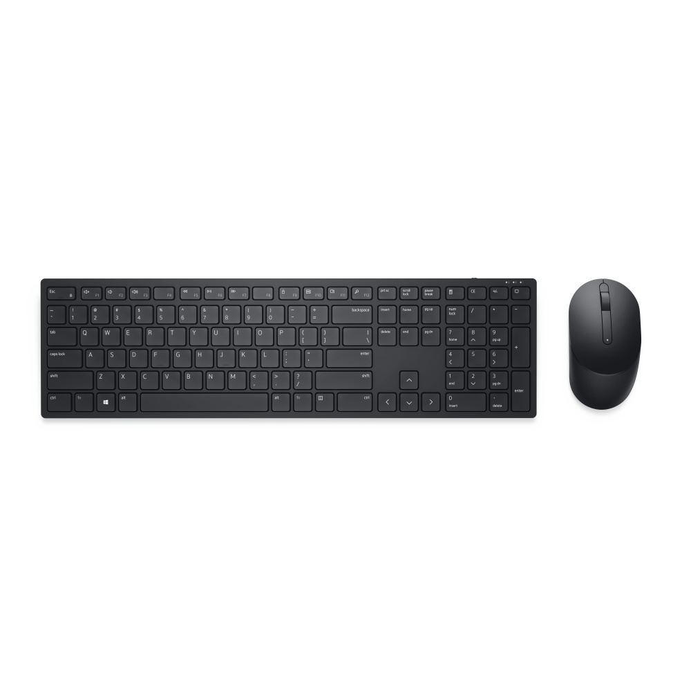 Kits de Teclado y Mouse | DELL KM5221WBKB-LTN — Kit de Teclado y Mouse KM5221W, Inalámbrico, RF Inalámbrico, Negro, Español