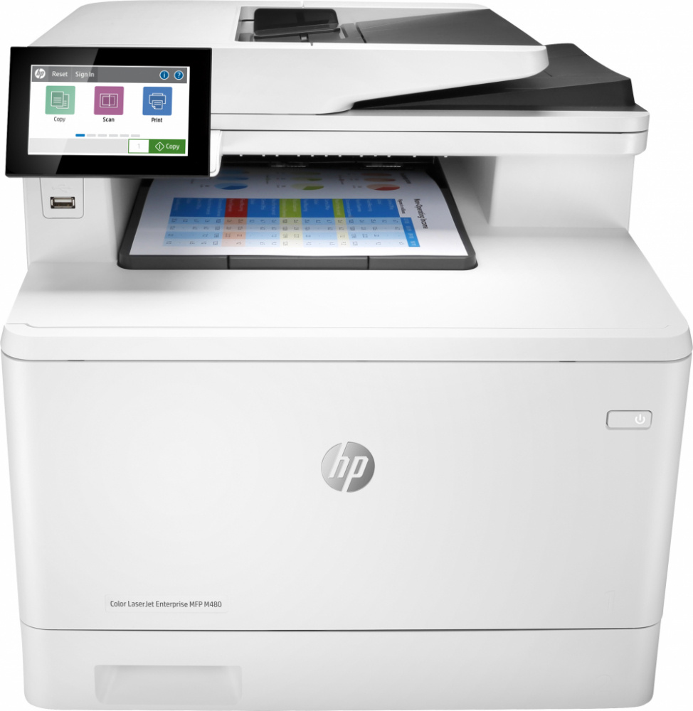 Multifuncionales | HP 3QA55A — Multifuncional LaserJet Enterprise M480f, Color, Láser, Print/Scan/Copy/Fax