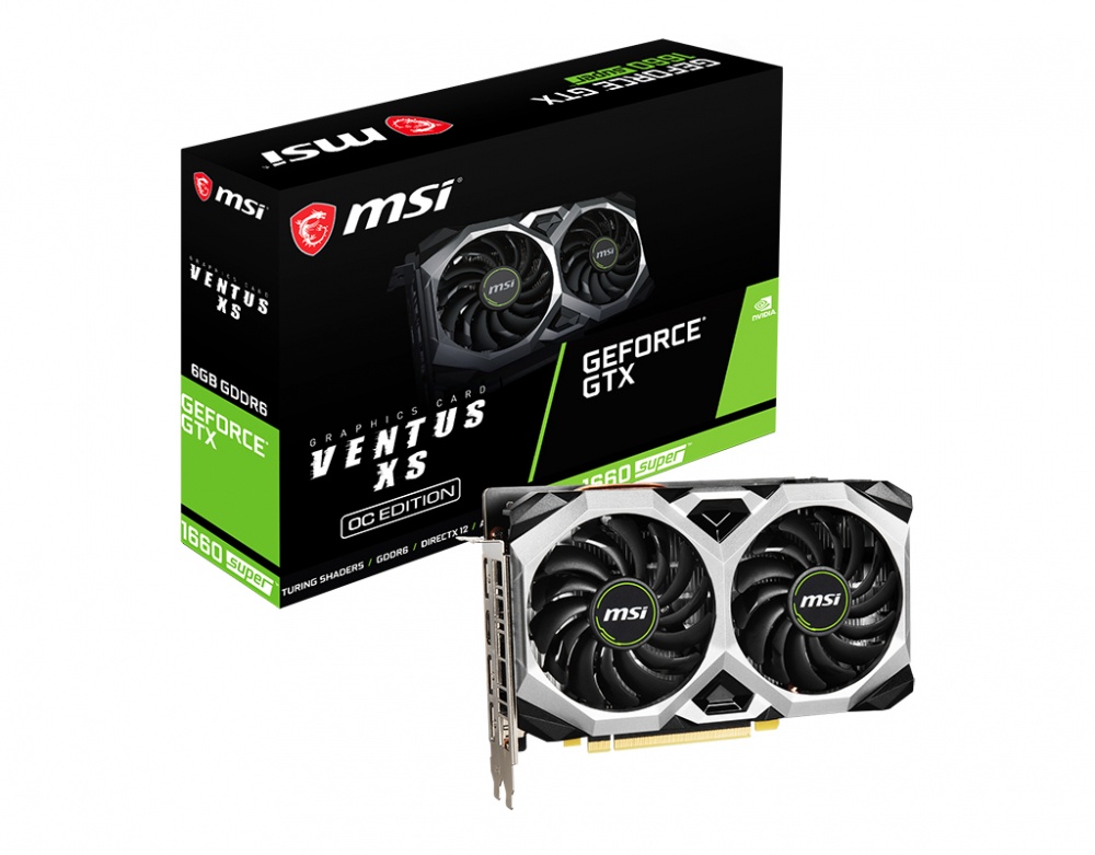 Tarjetas de Video | MSI V375-279R — Tarjeta de Video NVIDIA GeForce GTX 1660 SUPER VENTUS XS OC, 6GB 192-bit GDDR6, PCI Express x16 3.0, Mín. 450W